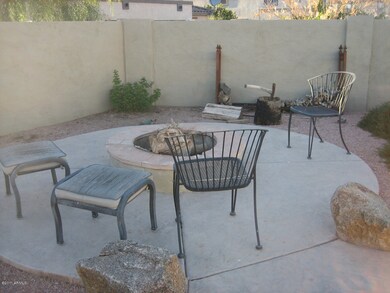 Firepit with plenty of seating area