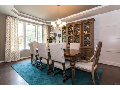 Dining Room: Home is under construction  this phot