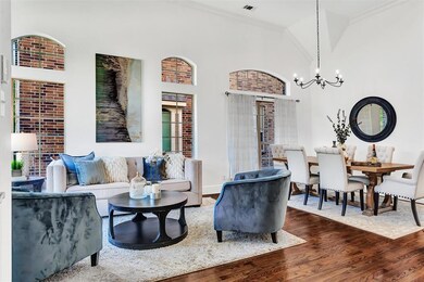 Formal living and dining. Hardwood floors. New lig