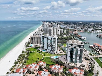 View of urban area with expansive coastline