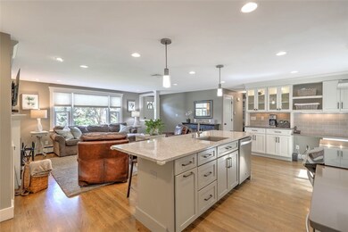 Another view of Kitchen and Family Room Custom des
