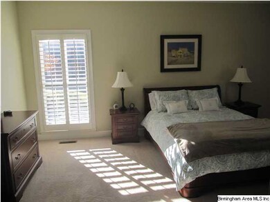 Light and large Master Suite.