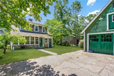 Back yard and garage