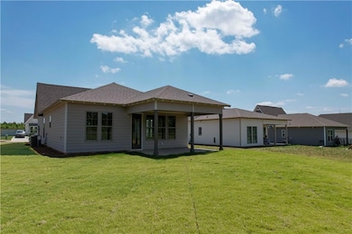 Backyard View & Covered Back Patio