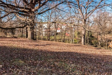 Acreage looking West toward downtown with beautiful mature trees all over property