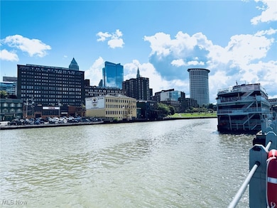 Water view featuring city skyline