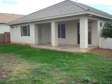 back yard and porch