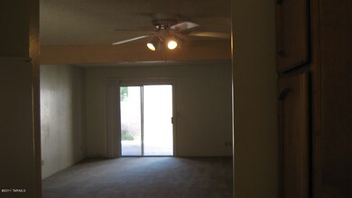 View of living room from kitchen