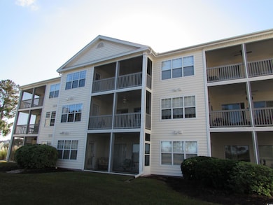 View of the back of the building exterior.