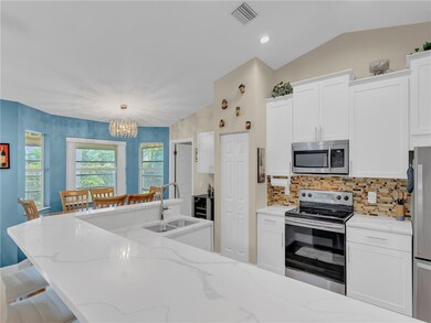 Kitchen and dining area