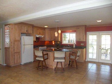 Recently remodeled kitchen with granite countertop