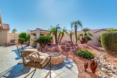 Spacious fenced backyard
