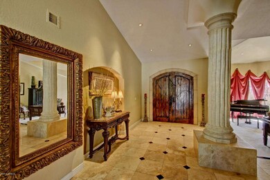 Beautiful entry with Travertine flooring