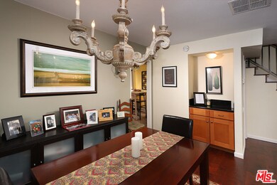 Dining room with storage nook