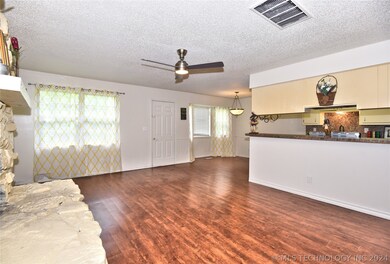 Living room kitchen view