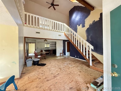 FROM THE ENTRYWAY, OPEN CONCEPT LIVING, DINING, KI