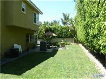 Private back yard