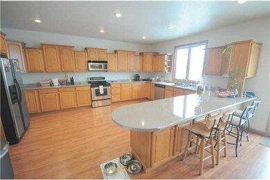 Kitchen. Spacious Kitchen offers a ton of cabinet 