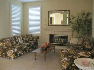Living Room With Fireplace