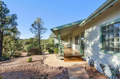 Covered Front Porch with Views
