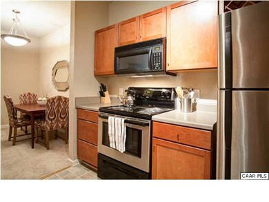 Stainless steel appliances and built-in wine rack 
