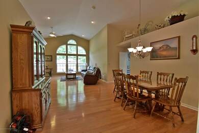 Dining Room & Living Room View