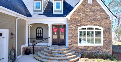 Stacked Stone/Hardy Board Exterior