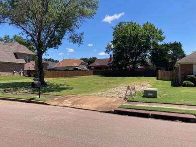 Left side of lot