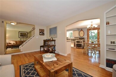 Wide open doorways for easy entertaining