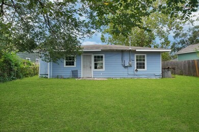 Charming single-story home featuring a light blue