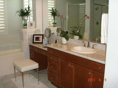 Marble upgrade in master bath..