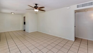 Tiled living room