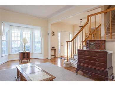 Beautiful bay-bow window in formal living room.