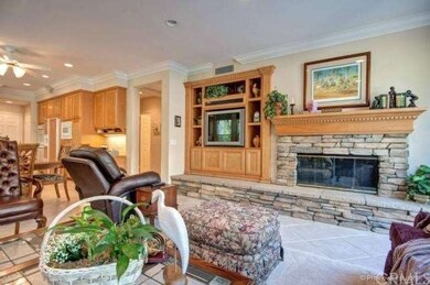 Large family room that opens to the kitchen
