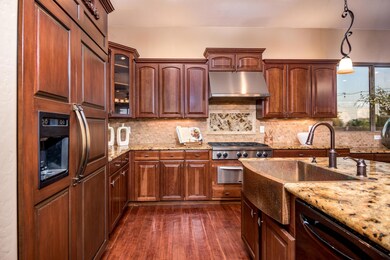 Gourmet Kitchen W/Copper Farmhouse Sink