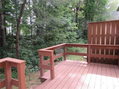 Good size back deck area.