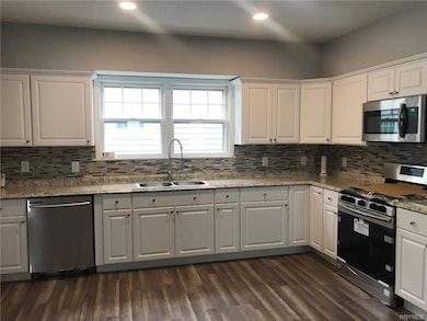 Updated kitchen with beautiful tile