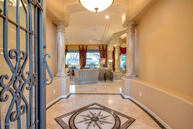 Custom  Glass and Iron Door