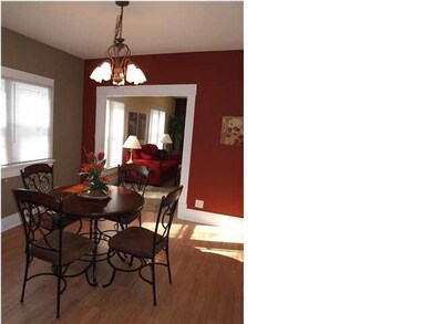 The dining room is a great space for family gather