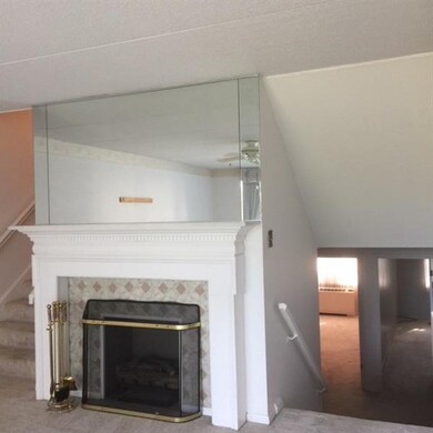 VIEW OF STEPS DOWN TO BEDROOM LEVEL