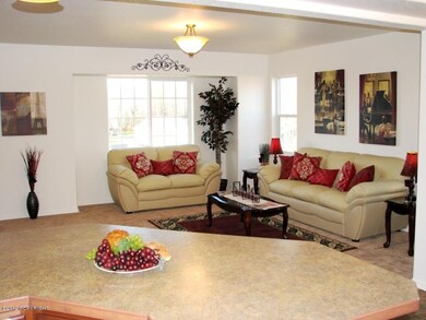 Looking from Kitchen into Living Rm