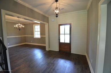 Entry and dining room
