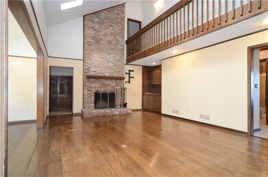 Massive Family Room with cathedral ceilings and sk