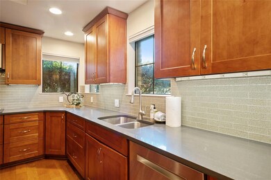 Kitchen with under mount 18 gauge stainless steel 