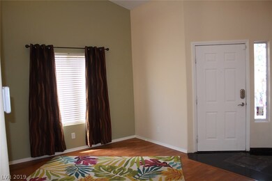 Bright and inviting front entry area.