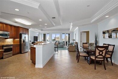 Condo is open from the Foyer to the Balcony.