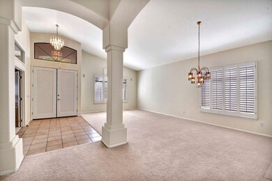 Double Door Entry to Living/Dining