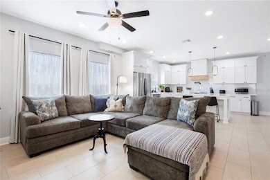 Living Room Open to Kitchen