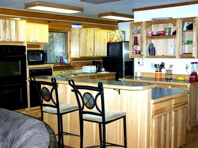 Lovely hickory kitchen cabinets