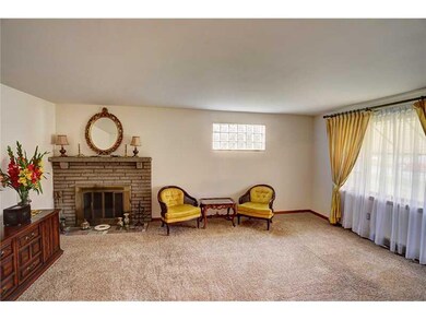 Living Room. Expansive living room, wall to wall c